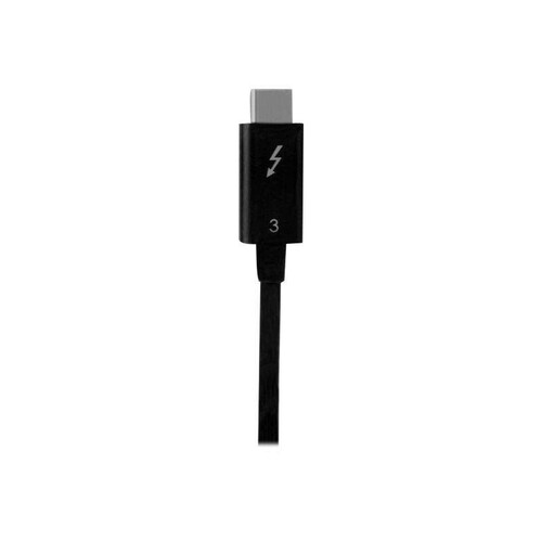 StarTech.com 50cm (1.6ft) Thunderbolt 3 Cable, 40Gbps, 100W PD, 4K/5K Video, Thunderbolt-Certified, Produktbild Additional View 2 L