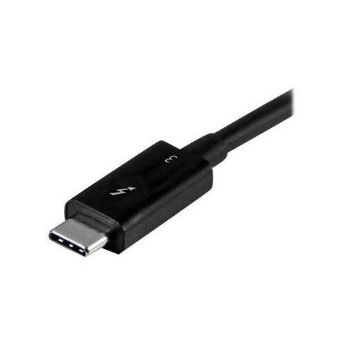 StarTech.com 50cm (1.6ft) Thunderbolt 3 Cable, 40Gbps, 100W PD, 4K/5K Video, Thunderbolt-Certified, Produktbild Additional View 3 L