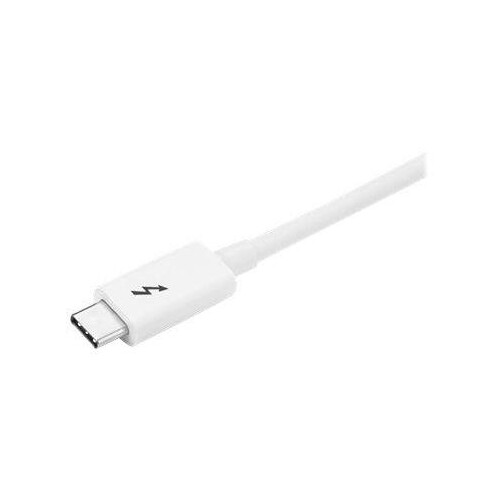StarTech.com Thunderbolt 3 Kabel - 20Gbit/s - 2m - Weiß - 4K 60Hz - Passiv - Thunderbolt Kabel - USB Produktbild Additional View 1 L