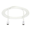 StarTech.com Thunderbolt 3 Kabel - 20Gbit/s - 2m - Weiß - 4K 60Hz - Passiv - Thunderbolt Kabel - USB Produktbild Additional View 3 S