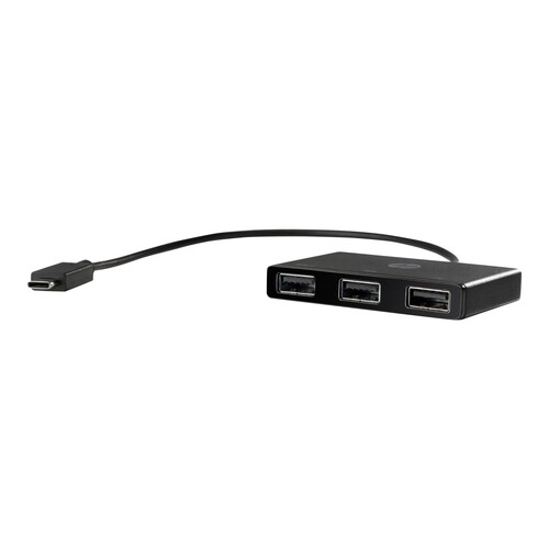 HP USB-C to USB-A - Hub - 3 x SuperSpeed USB 3.0 Produktbild
