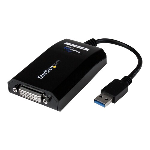StarTech.com USB 3.0 auf DVI / VGA Video Adapter - Externe Multi Monitor Grafikkarte (Stecker / Buch Produktbild Additional View 1 L
