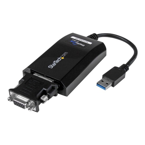StarTech.com USB 3.0 auf DVI / VGA Video Adapter - Externe Multi Monitor Grafikkarte (Stecker / Buch Produktbild Additional View 3 L
