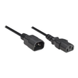 Manhattan Power Cord/Cable, C14 Male to C13 Female (kettle lead) Produktbild Additional View 1 S