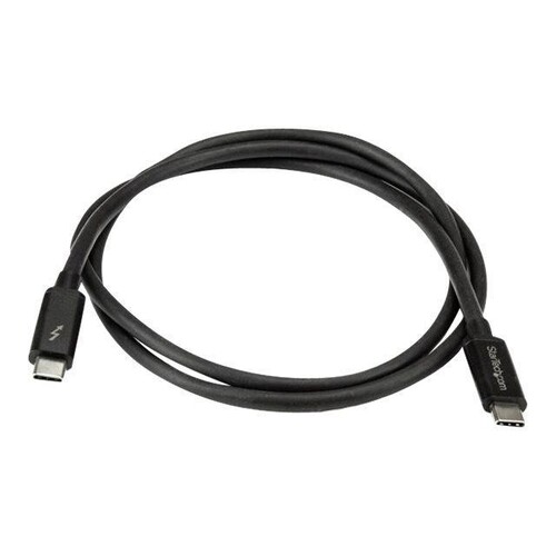 StarTech.com 1m (3.3ft) Thunderbolt 3 Cable, 20Gbps, 100W PD, 4K Video, Thunderbolt-Certified, Compa Produktbild