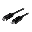 StarTech.com 1m (3.3ft) Thunderbolt 3 Cable, 20Gbps, 100W PD, 4K Video, Thunderbolt-Certified, Compa Produktbild Additional View 1 S