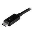 StarTech.com 2m (6.6ft) Thunderbolt 3 Cable, 20Gbps, 100W PD, 4K Video, Thunderbolt-Certified, Compa Produktbild Additional View 2 S
