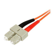 StarTech.com 3m Fiber Optic Cable - Multimode Duplex 62.5/125 - LSZH - LC/SC - OM1 - LC to SC Fiber Produktbild Additional View 2 S