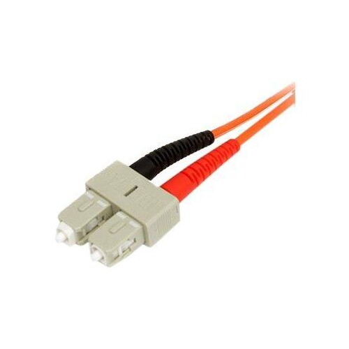 StarTech.com 3m Fiber Optic Cable - Multimode Duplex 62.5/125 - LSZH - LC/SC - OM1 - LC to SC Fiber Produktbild Additional View 2 L