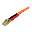 StarTech.com 2m Fiber Optic Cable - Multimode Duplex 50/125 - LSZH - LC/LC - OM2 - LC to LC Fiber Pa Produktbild Additional View 2 S