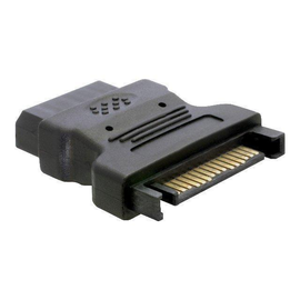 Delock Netzteil - SATA-Stromstecker (M) zu interne Stromversorgung, 4-polig (M) Produktbild