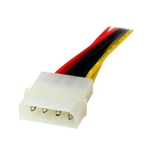 StarTech.com SATA Y-Stromkabel - Splitter Power Y-Kabel mit 2 x SATA intern 1 x Molex (Stecker) Produktbild Additional View 1 L