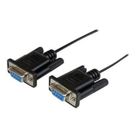 StarTech.com 1m DB9 RS232 Seriell Nullmodemkabel - Bu/Bu - 9-pin seriell Null-Modem Anschlusskabel - Produktbild