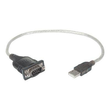 Manhattan USB-A to Serial Converter cable, 45cm, Male to Male, Serial/RS232/COM/DB9, Prolific PL-230 Produktbild Additional View 2 S