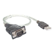 Manhattan USB-A to Serial Converter cable, 45cm, Male to Male, Serial/RS232/COM/DB9, Prolific PL-230 Produktbild Additional View 3 S