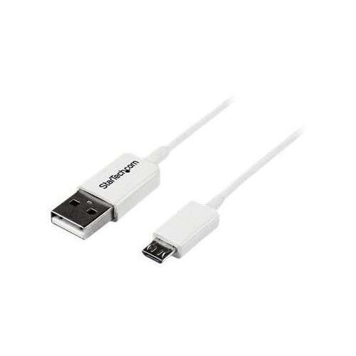 StarTech.com 1m USB 2.0 A auf Micro USB B Kabel - USB A / Micro B Datenkabel / Anschlusskabel - Weiß Produktbild