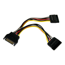 StarTech.com SATA Y-Stromkabel Power Cable Splitter S-ATA Powerkabel (15pin) Produktbild