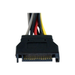 StarTech.com SATA Y-Stromkabel Power Cable Splitter S-ATA Powerkabel (15pin) Produktbild Additional View 2 S