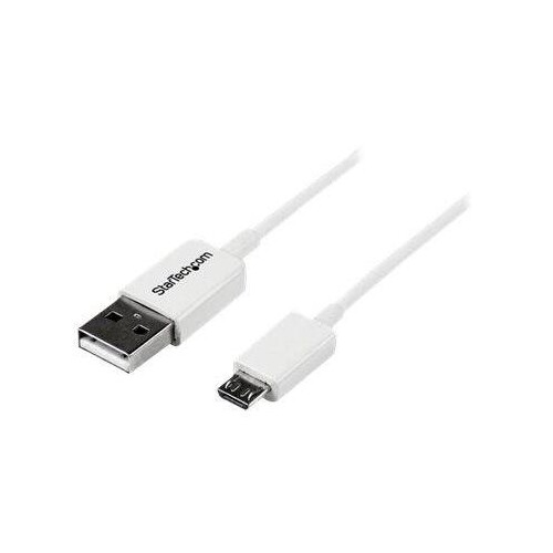 StarTech.com 2m USB 2.0 A auf Micro USB B Kabel - USB A / Micro B Datenkabel / Anschlusskabel - Weiß Produktbild
