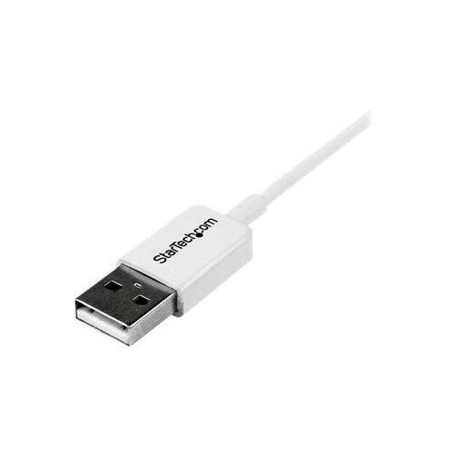 StarTech.com 2m USB 2.0 A auf Micro USB B Kabel - USB A / Micro B Datenkabel / Anschlusskabel - Weiß Produktbild Additional View 1 L