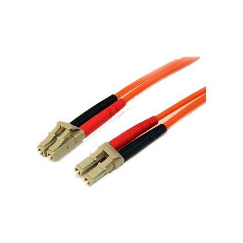 StarTech.com 5m Fiber Optic Cable - Multimode Duplex 50/125 - LSZH - LC/LC - OM2 - LC to LC Fiber Pa Produktbild