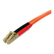 StarTech.com 5m Fiber Optic Cable - Multimode Duplex 50/125 - LSZH - LC/LC - OM2 - LC to LC Fiber Pa Produktbild Additional View 2 S