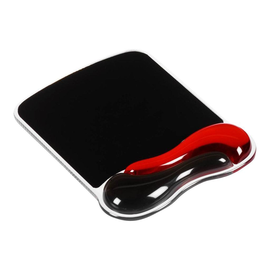 Mousepad Duo Gel 238x40x347mm rot/schwarz Kensington 62402 Produktbild