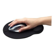 IC Intracom Manhattan Wrist Gel Support Pad and Mouse Mat, Black, 241 Ãâ 203 Ãâ 40 mm, non sli Produktbild Additional View 1 S