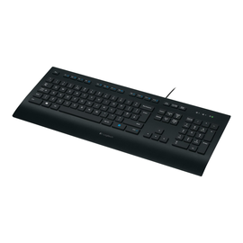 Logitech K280e - Tastatur - USB - Deutsch - Schwarz Produktbild
