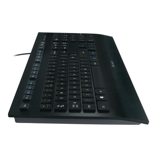Logitech K280e - Tastatur - USB - Deutsch - Schwarz Produktbild Additional View 4 L