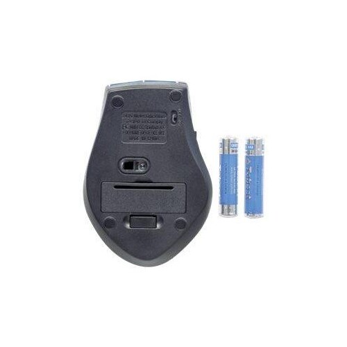 Manhattan Curve Wireless Mouse, Blue/Black, Adjustable DPI (800, 1200 or 1600dpi) Produktbild Additional View 1 L