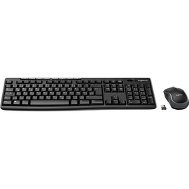 Tastatur + Mouse Set Wireless MK270 Logitech 920-004511 schwarz Ausführung: Deutsch Produktbild