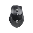 Manhattan Curve Wireless Mouse, Black, Adjustable DPI (800, 1200 or 1600dpi) Produktbild Additional View 2 S
