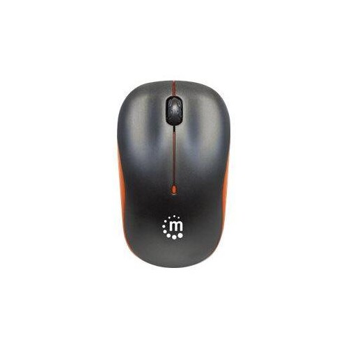 Manhattan Success Wireless Mouse, Black/Orange, 1000dpi, 2.4Ghz (up to 10m) Produktbild Additional View 1 L