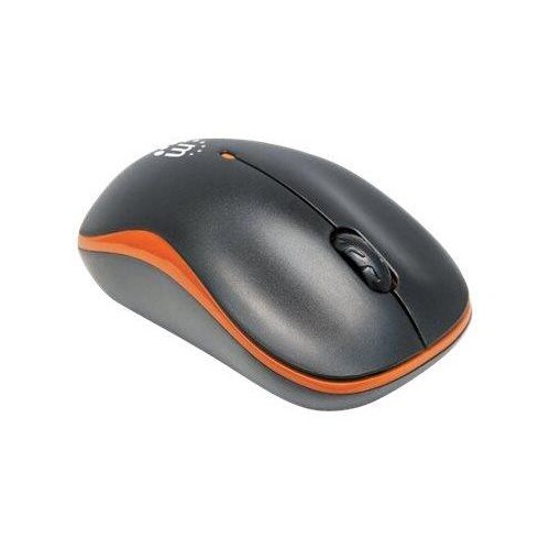 Manhattan Success Wireless Mouse, Black/Orange, 1000dpi, 2.4Ghz (up to 10m) Produktbild Additional View 2 L