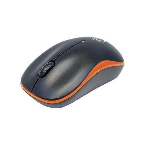 Manhattan Success Wireless Mouse, Black/Orange, 1000dpi, 2.4Ghz (up to 10m) Produktbild Additional View 3 L