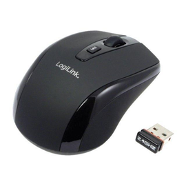 LogiLink Maus Optical Wireless 2.4 GHz Mini - Maus - optisch - 3 Tasten - kabellos - 2.4 GHz - kabel Produktbild
