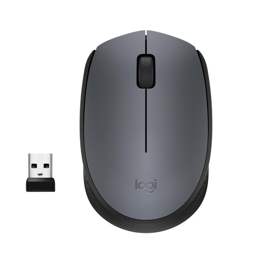 Logitech M170 - Maus - kabellos - 2.4 GHz - kabelloser Empfänger (USB) Produktbild Additional View 1 L