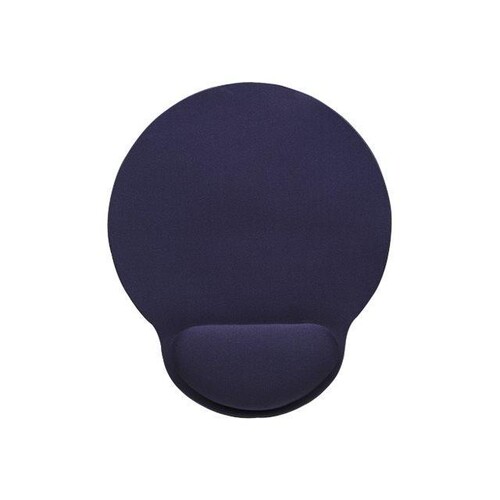 IC Intracom Manhattan Wrist Gel Support Pad and Mouse Mat, Blue, 241 x 203 x 40 mm, non slip base, L Produktbild