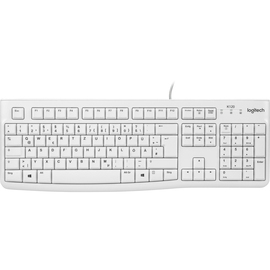 Tastatur Keyboard Media K120 weiß Logitech 920-003626 Produktbild