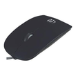 Manhattan Silhouette Sculpted USB Wired Mouse, Black, 1000dpi, USB-A, Optical, Lightweight, Flat, Th Produktbild Additional View 3 S