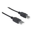 Manhattan USB-A to USB-B Cable, 1.8m, Male to Male, Black, 480 Mbps (USB 2.0) Produktbild Additional View 4 S