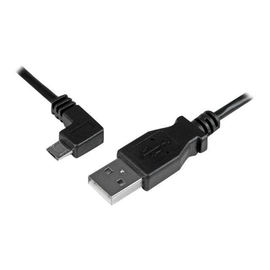 StarTech.com Micro USB Lade/Sync-Kabel - St/St - Micro USB linksgewinkelt - 1m - USB auf Micro USB L Produktbild
