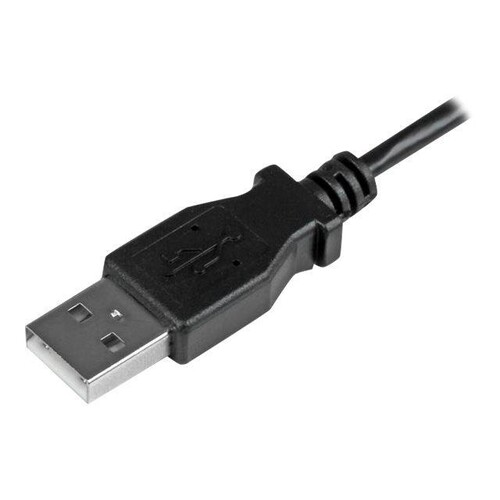 StarTech.com Micro USB Lade/Sync-Kabel - St/St - Micro USB linksgewinkelt - 1m - USB auf Micro USB L Produktbild Additional View 1 L