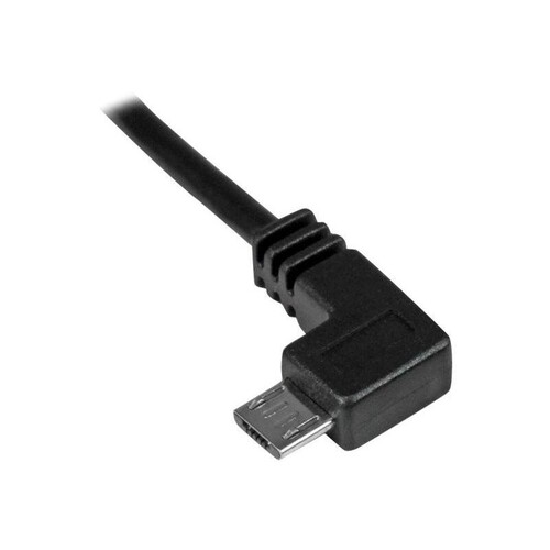 StarTech.com Micro USB Lade/Sync-Kabel - St/St - Micro USB linksgewinkelt - 1m - USB auf Micro USB L Produktbild Additional View 2 L
