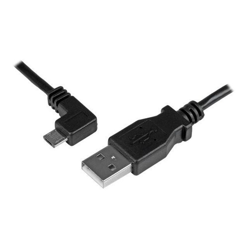 StarTech.com Micro USB Lade/Sync-Kabel - St/St - Micro USB linksgewinkelt - 1m - USB auf Micro USB L Produktbild Additional View 3 L