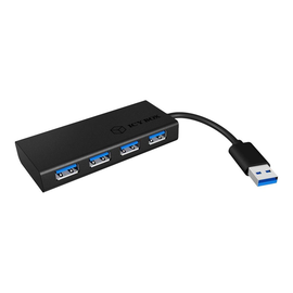 ICY BOX IB-AC6104-B - Hub - 4 x SuperSpeed USB 3.0 Produktbild