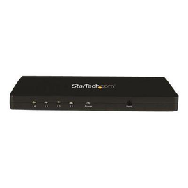 StarTech.com 4 Port HDMI 4k Video Splitter - 1x4 HDMI Verteiler mit Aluminiumgehäuse Produktbild
