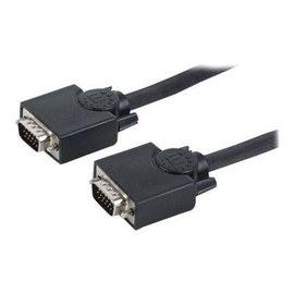 Manhattan VGA Monitor Cable, 15m, Black, Male to Male, HD15, Cable of higher SVGA Specification (ful Produktbild