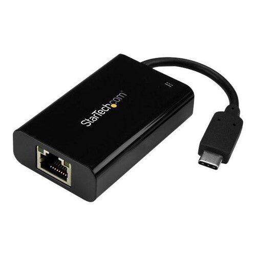 StarTech.com USB-C auf Gigabit Netzwerkadapter mit Stromversorgung Produktbild Additional View 1 L